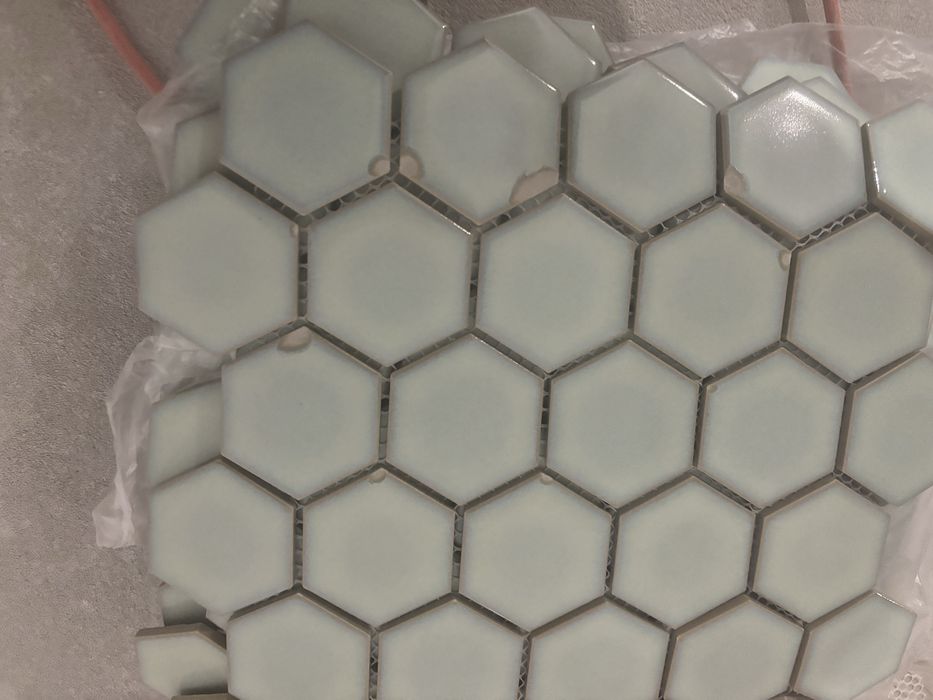 Raw Decor heksagon duzy light moss 11 plastrow