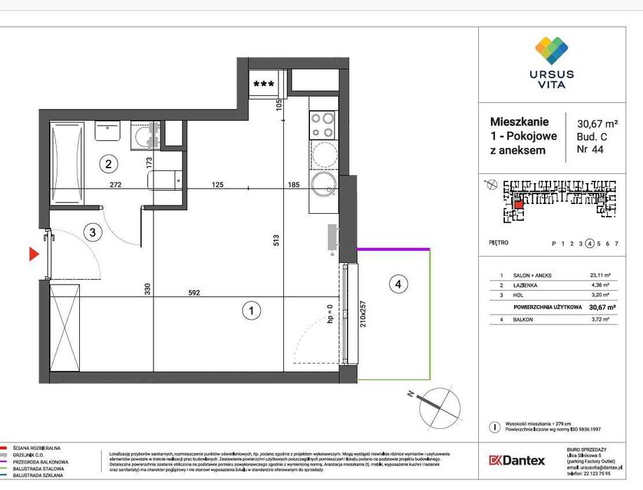 Kawalerka 30.67 m Ursus na sprzedaz