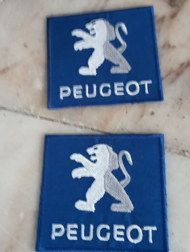 Emblemas bordados Peugeot