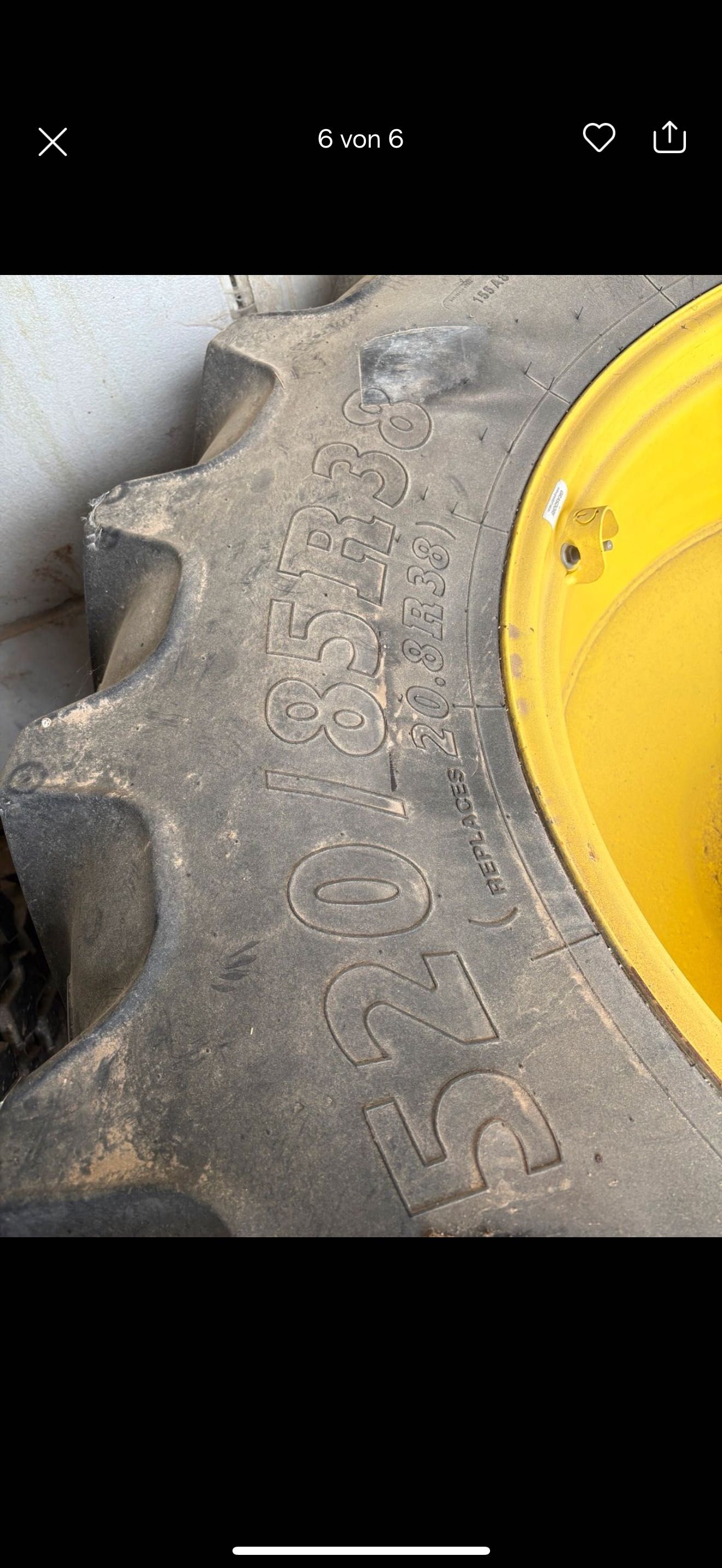 Sprzedam kola wąskie John Deere 2.25m