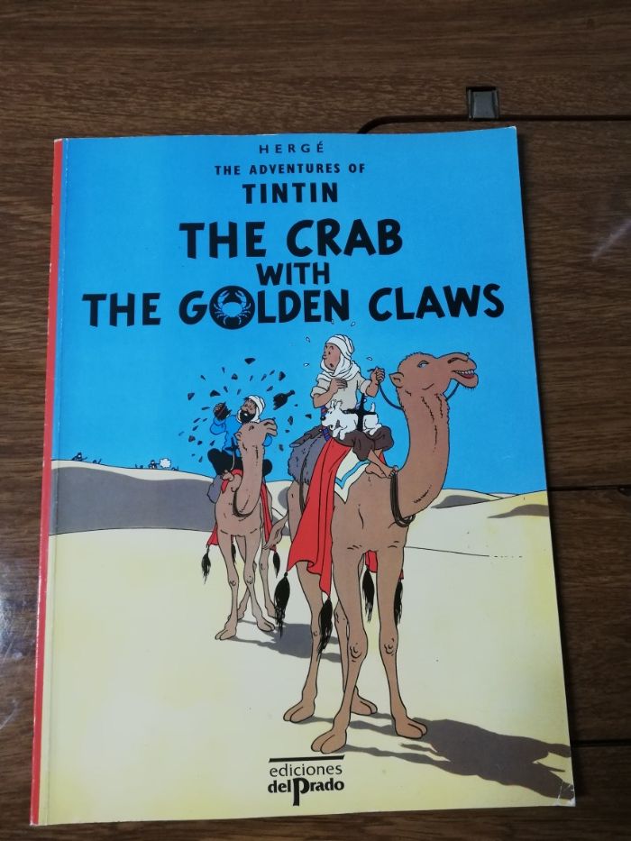 4 Livros The Adventures of Tintin - Edição em Inglês