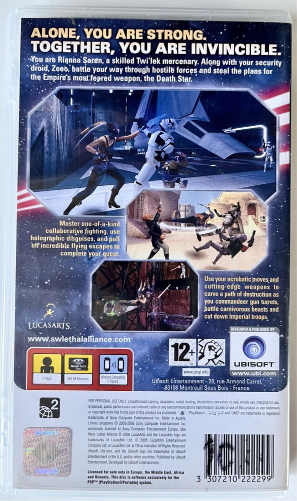Gra PSP Portable Star Wars