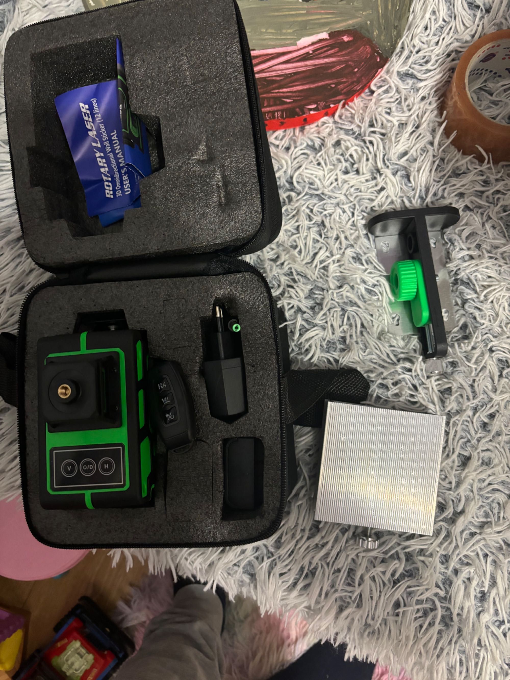Laser zielony krzyżowy