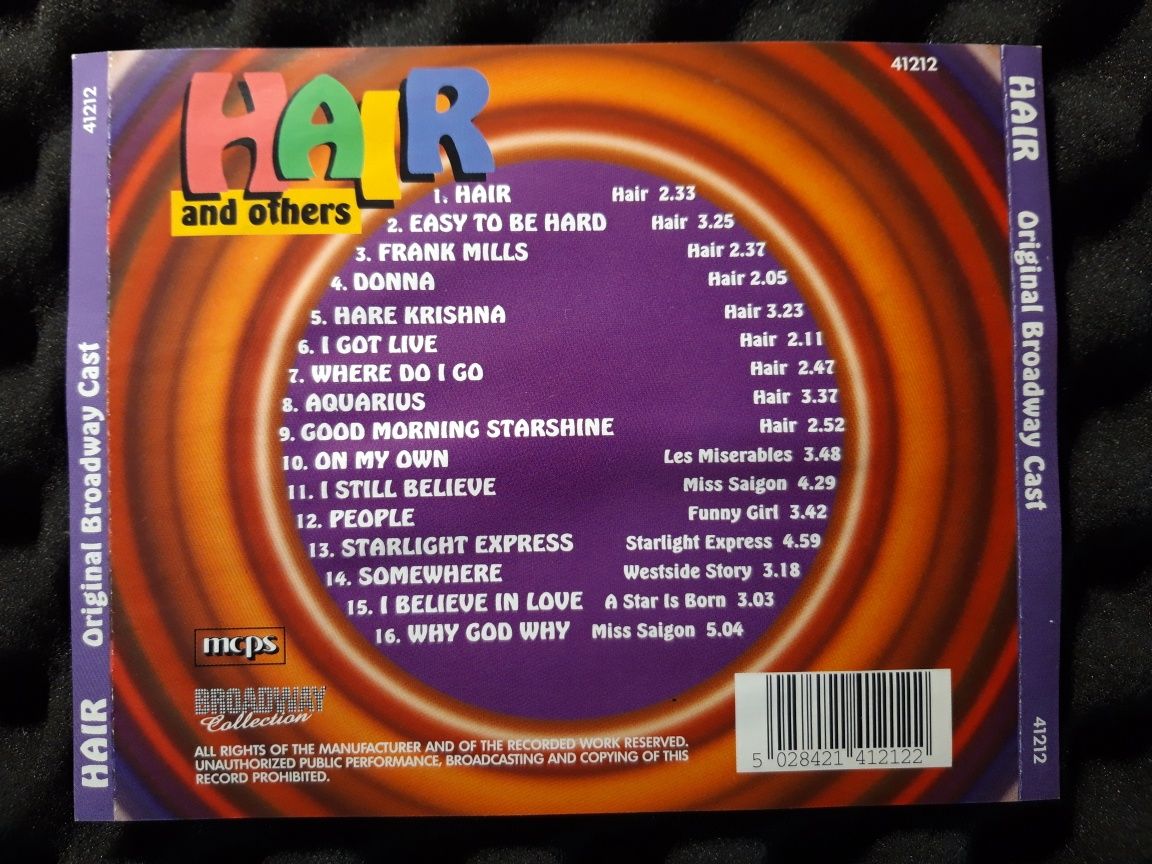 Hair And Others - Original Broadway Cast (CD, 20... ?)