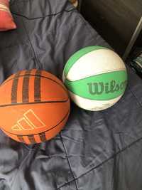 Bolas de basket da wilson e adidas