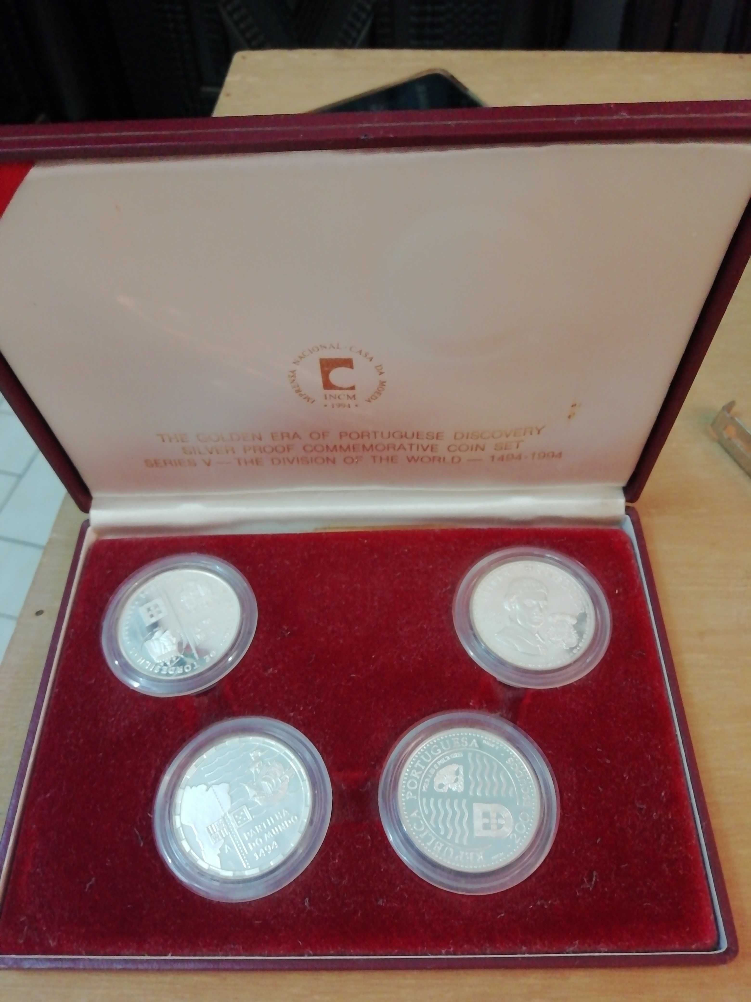 Descobrimentos Portugueses - Moedas em Prata - Proof-Silver Set