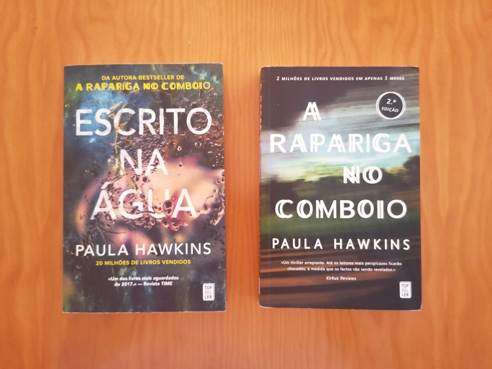 NOVOS - Paula Hawkins - Escrito na água, A Rapariga no Comboio