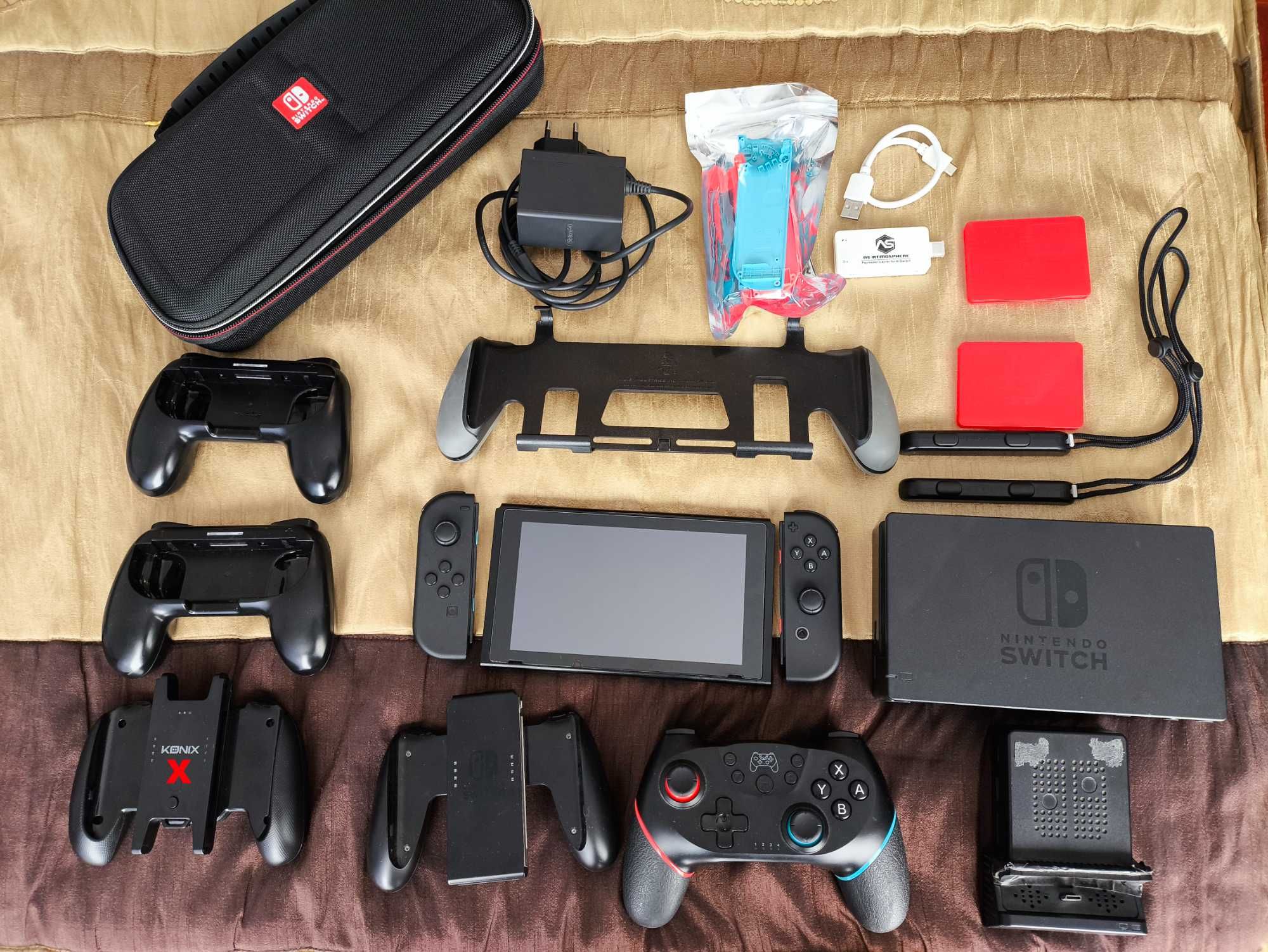 OG Nintendo Switch Desbloqueada (por RCM Jig) - Black JoyCon
