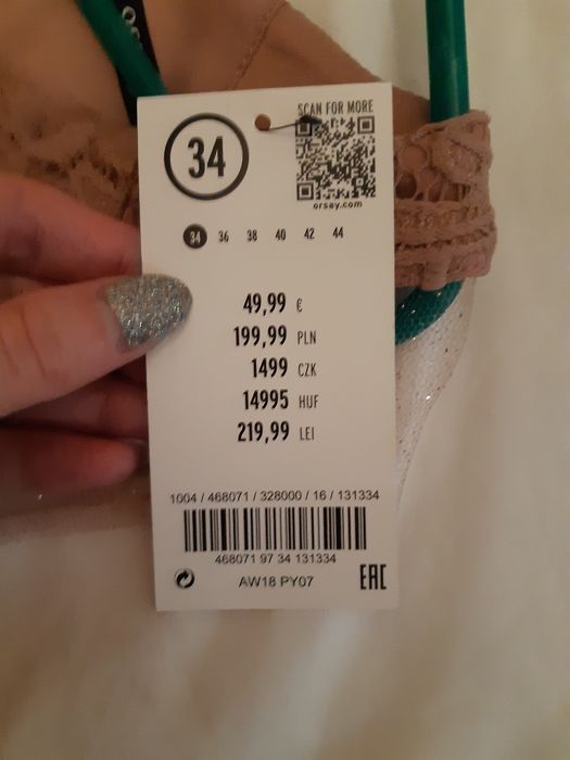Zjawiskowa sukienka ORSAY pudrowy róż rozkloszowana maxi koronka tiul