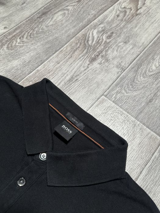 Лонгслив Hugo Boss Passerby 1 Patch Logo Polo Long Sleeve
