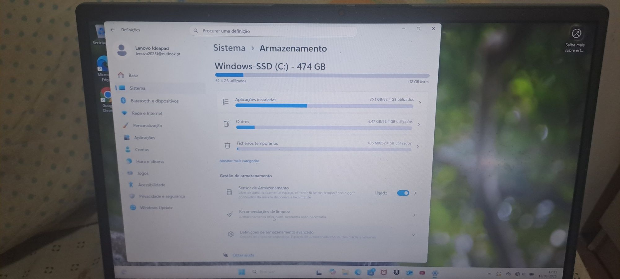 Portátil Lenovo 500gb/ 16gb de ram