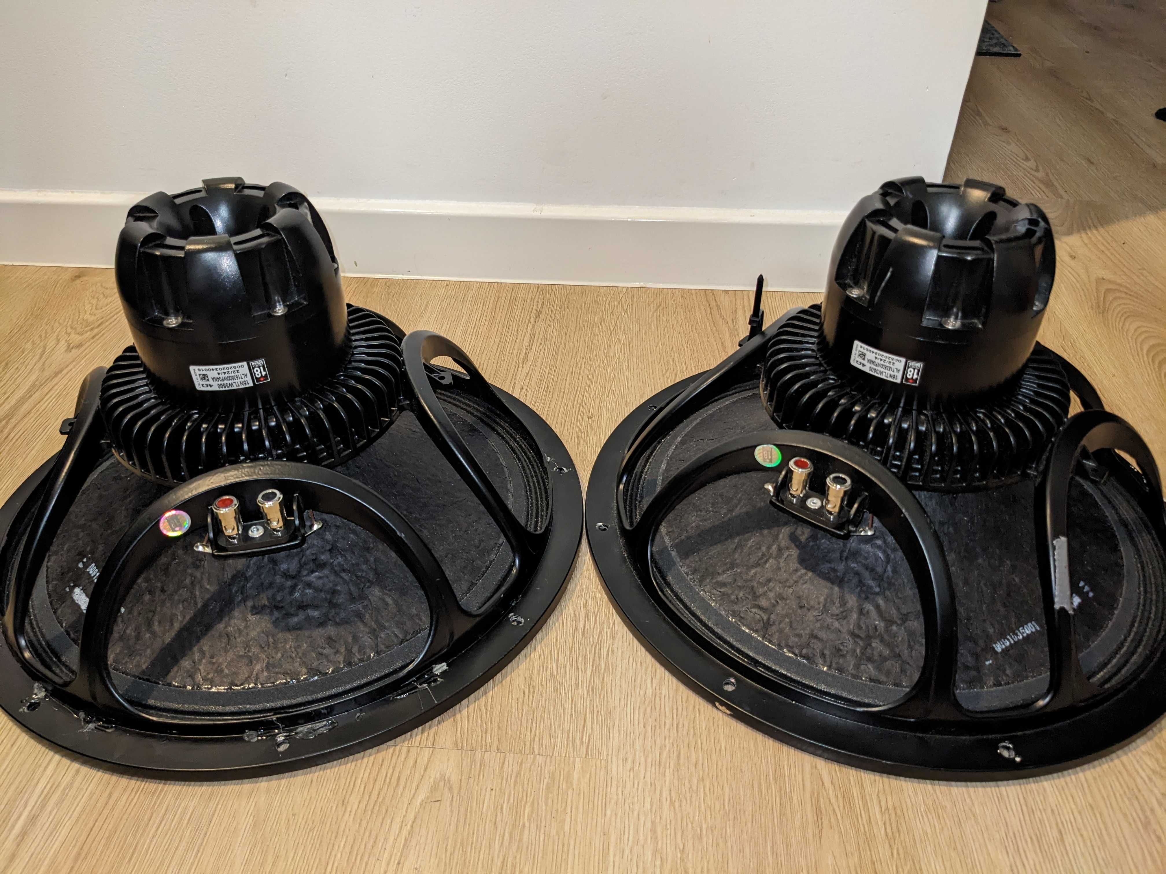 2szt 18sound 15NTLW3500 nowoczesne sub-średniotonowe 15cali 900W