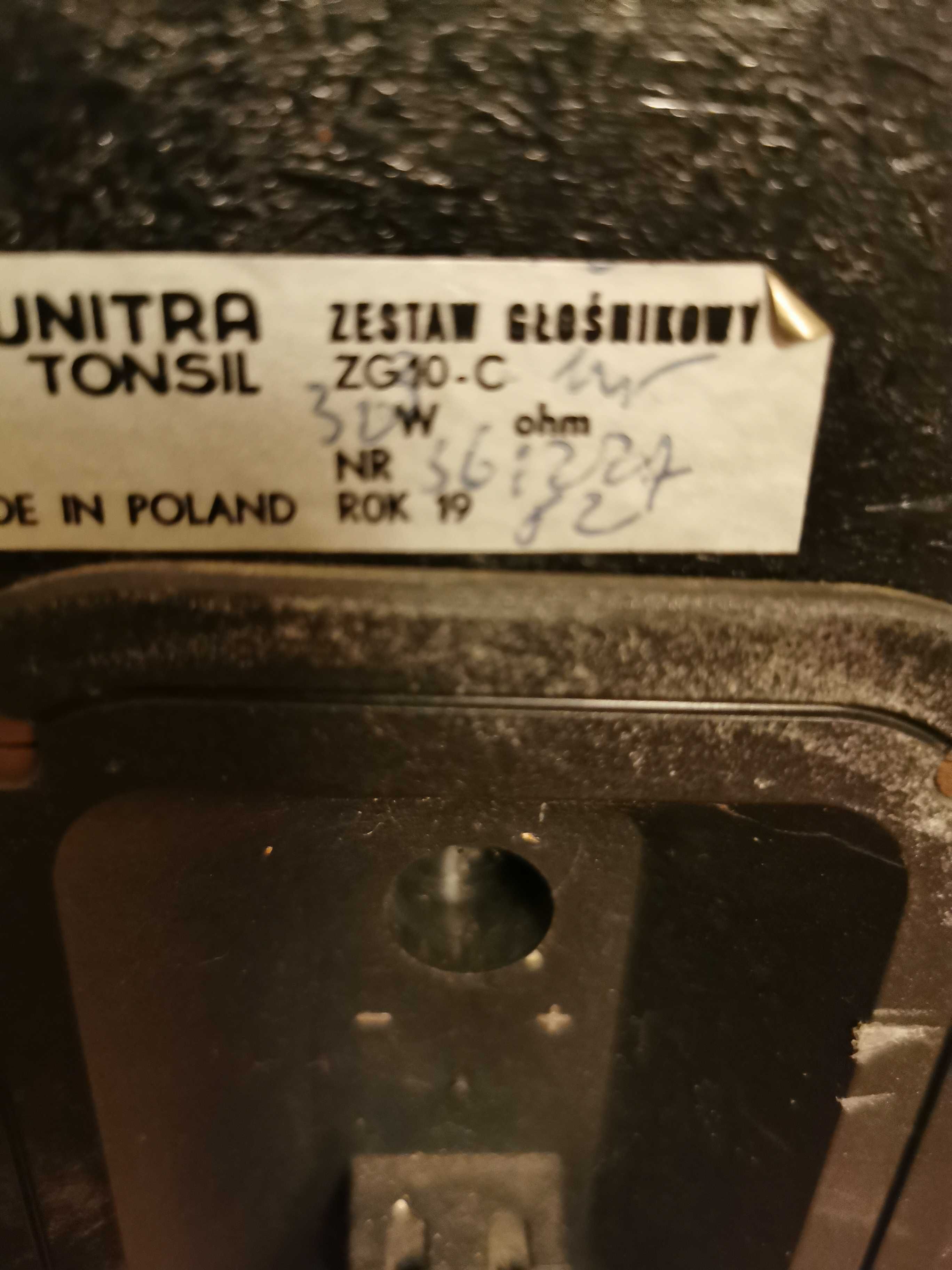 Kolumny głośnikowe UNITRA TONSIL ZG30C114 Hi-Fi 4 szt.