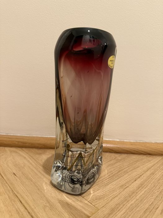 Wazon krystaliczny Adam Jablonsky handmade, huta Jabłoński