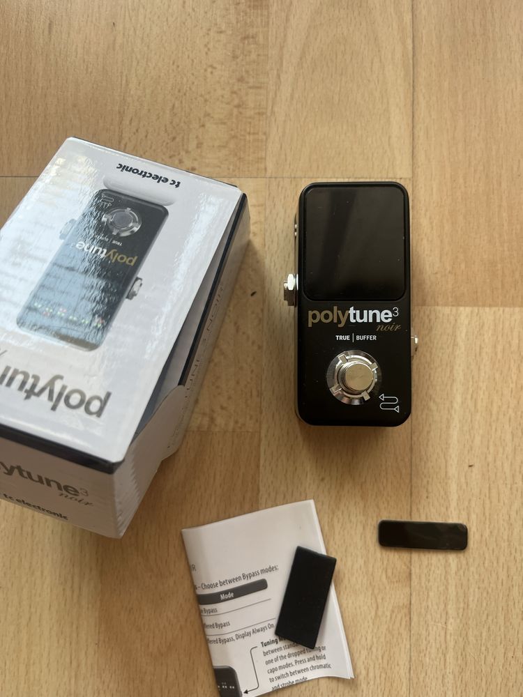 Polytune 3 noir tuner tc electronic тюнер політюн