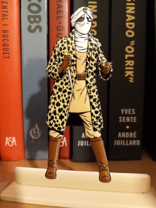 Figura de metal " Blake e Mortimer : Açoka ", Studio Jacobs, 2020