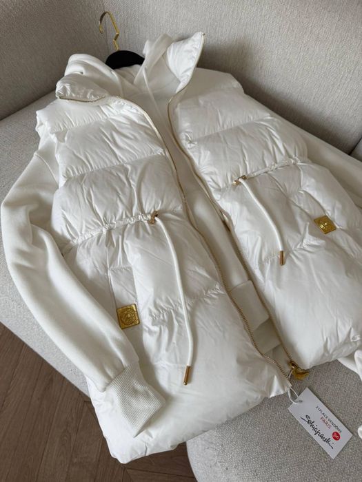 Костюм трійка жіночий в білому кольорі