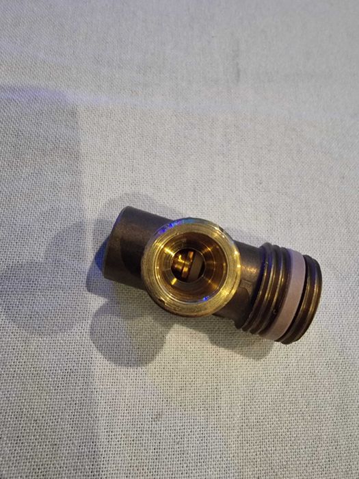 Zawór odcinający kątowy 1/2" X 3/8" Mosiądz do stelaża podtynkowego