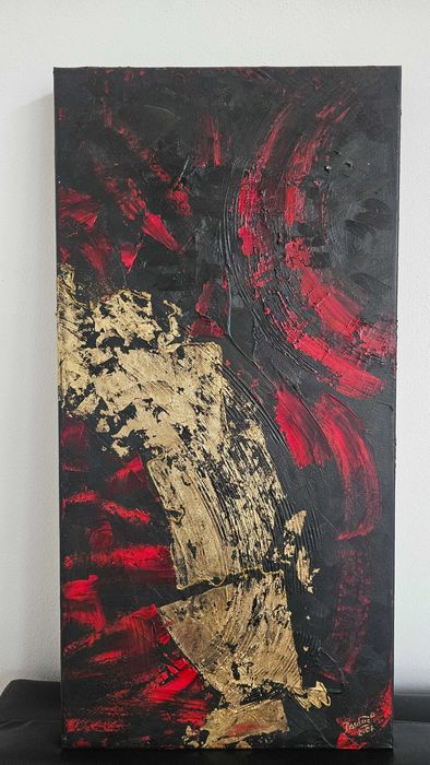 Quadro Pintado à Mão em Tela