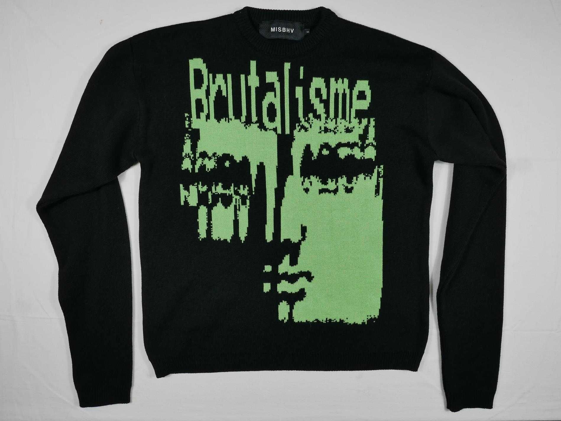 Misbhv Sweter Brutalisme Boxy Unikat Opium Goth Oversize XS