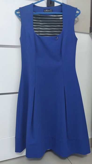 Sukienka chabrowa r. 36 na studniówkę, wesele, bal