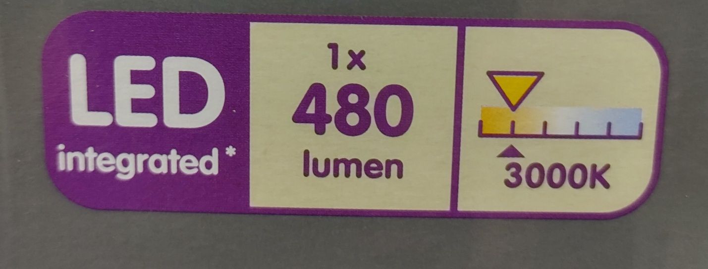 LED na biurko z ładowarką USB