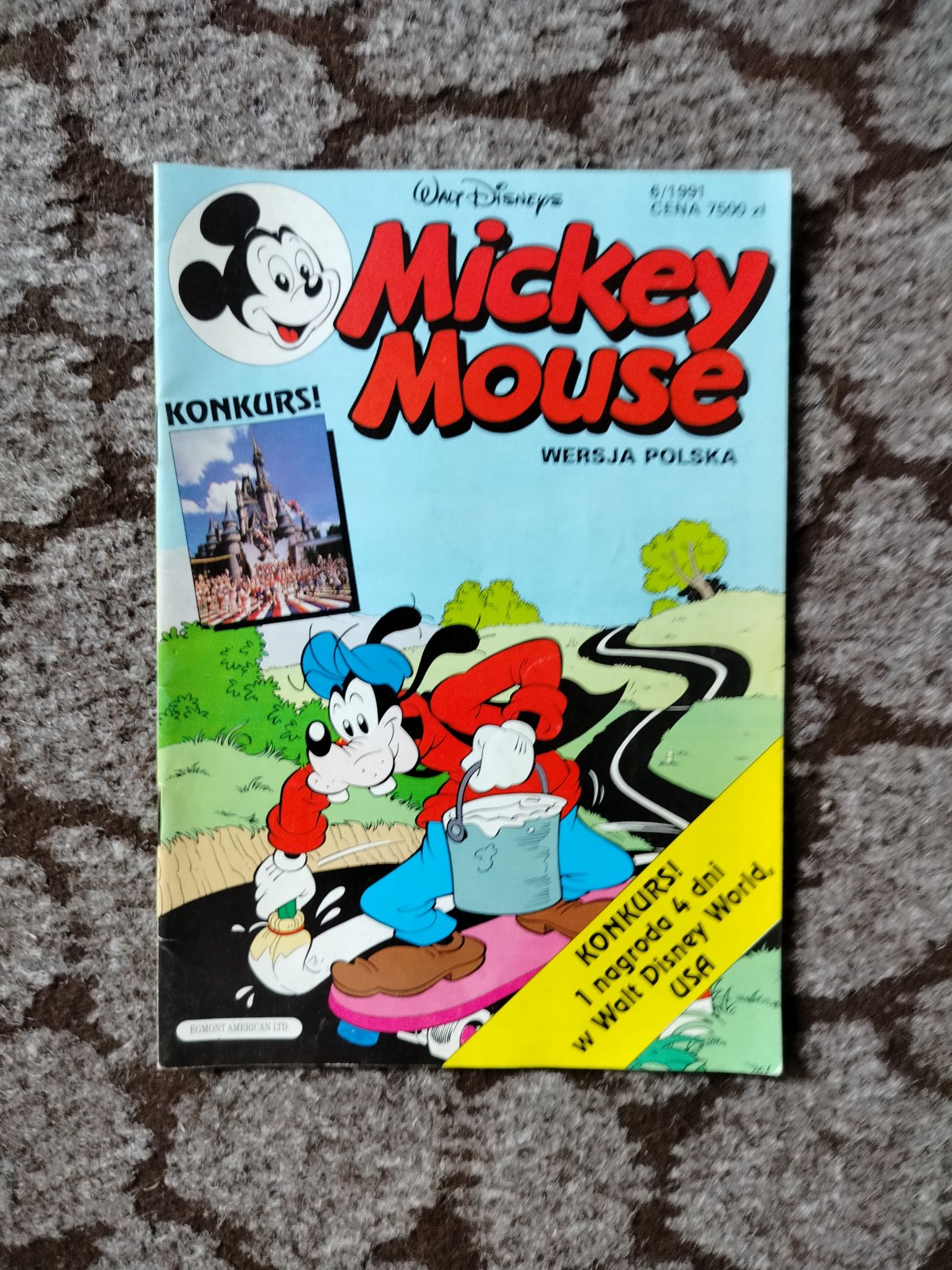 Mickey Mouse Nr 6 1991 Stan Idealny