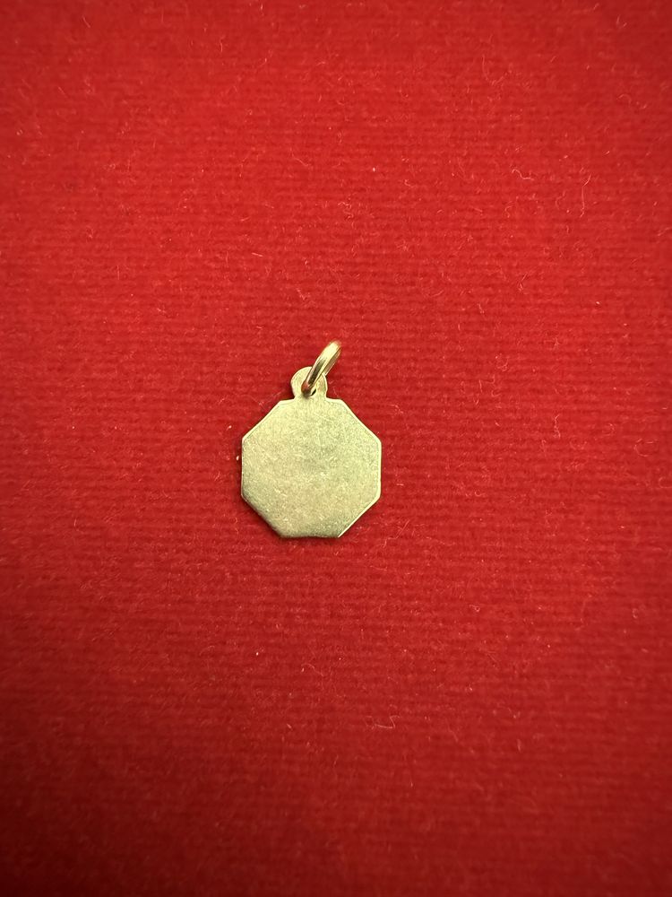 Medalha Signo Gémeos em Ouro de Lei de 19.2 Kilates