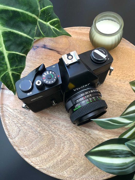 Плівкова фотокамера Vivitar 220/SL with Обєктив Vivitar 50mm f/1.8