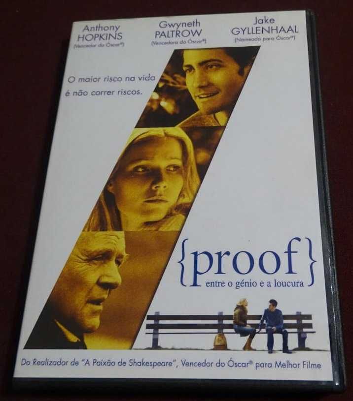 Proof- Entre o génio e a loucura com Anthony Hopkins dvd selado novo