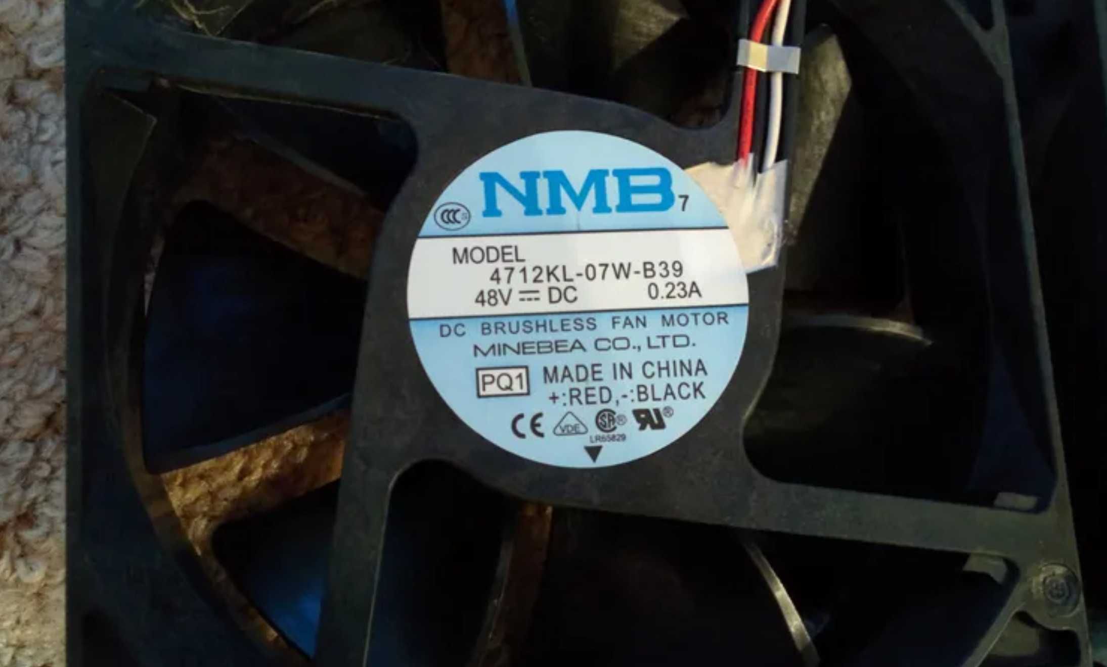 Знижка 70%  Вентиляторы 120 мм 48В (20-55В)  "Minebea-Matsushita".