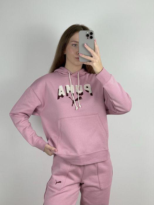 костюм Puma жіночий на флісі ОРИГІНАЛ XS S M L