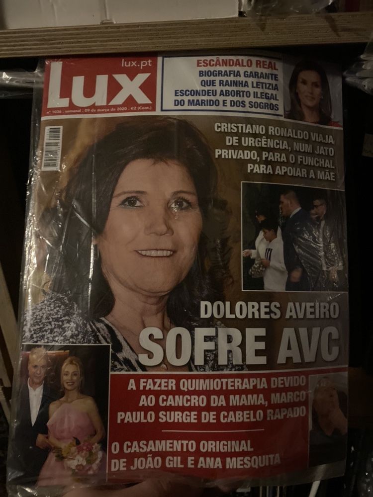 Lote de + de 100 revistas LUX ano 2019, 2020, 2021 e 2024