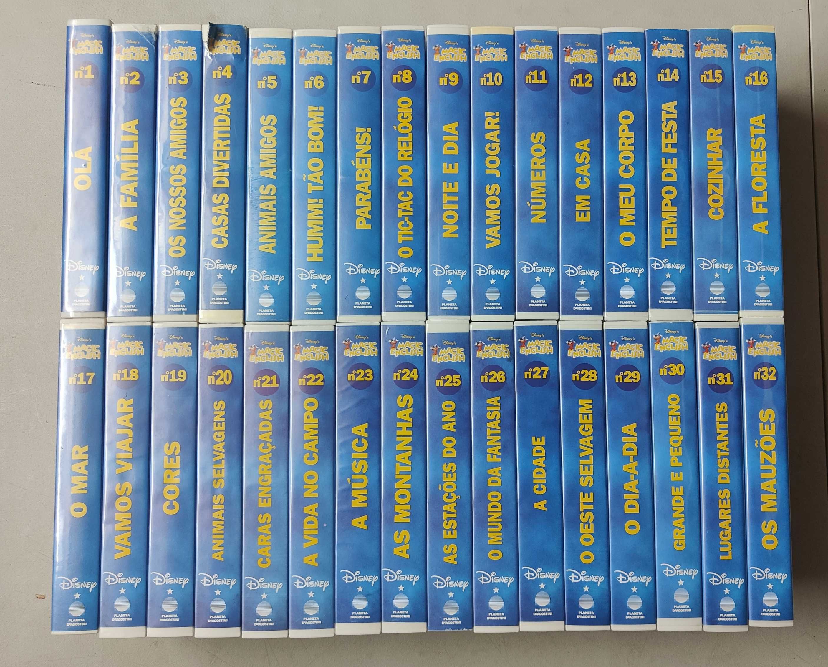 Disney's Magic English coleção completa 32 VHS