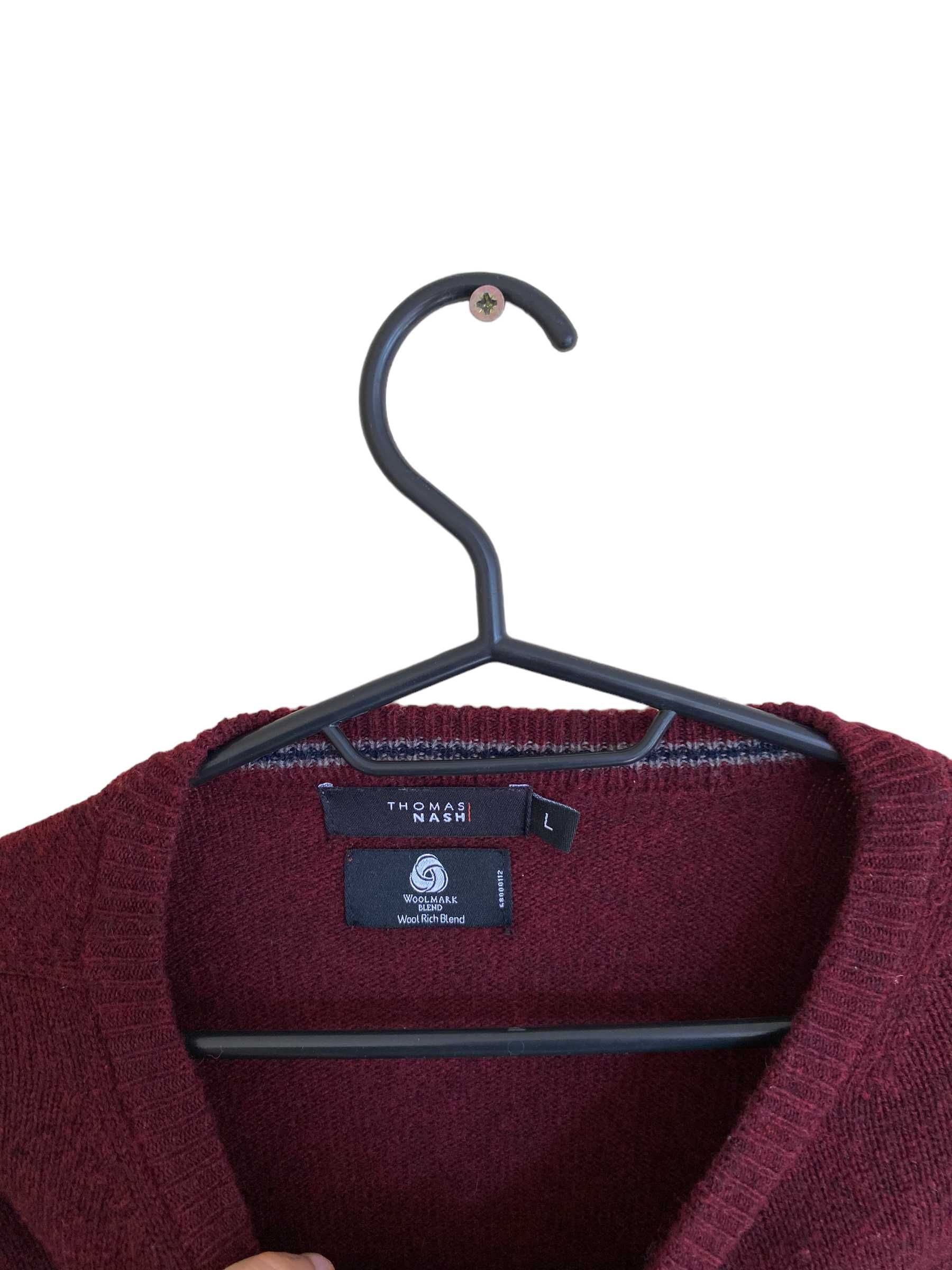 Vintage sweter wełniany, rozmiar L, stan bardzo dobry