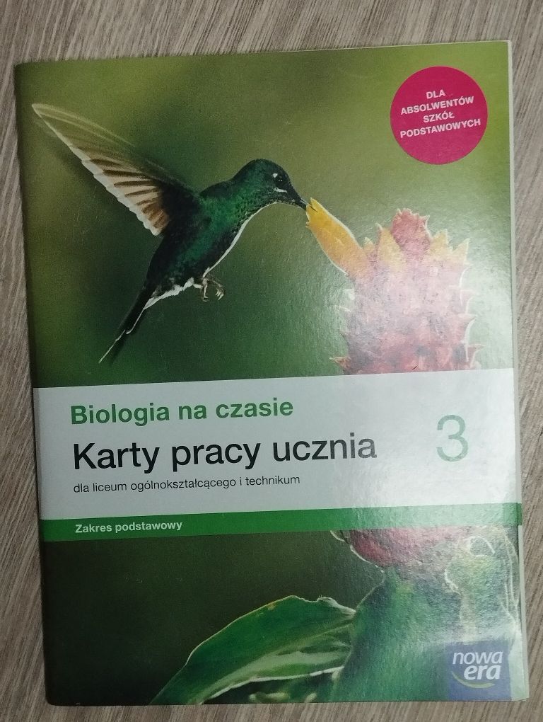 Karty pracy ucznia z biologii