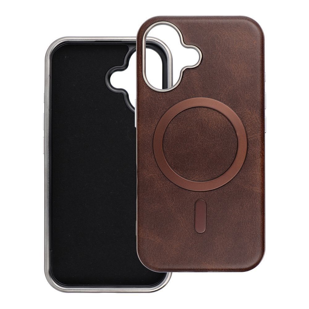 Futerał GENTLEMAN MAG COVER MagSafe do IPHONE 15 PRO MAX brązowy