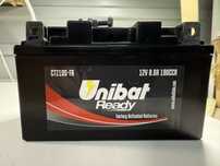 Nowy akumulator motocyklowy Unibat Ready 12V 8.6A 190 CCA
