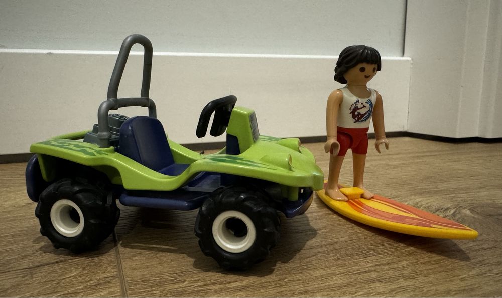 Playmobil surfer z pojazdem buggy quad 6928