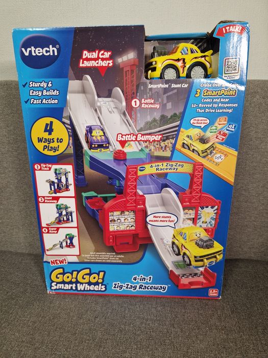 Набір vtech smart wheels zig-zag raceway трек гоночна траса Вітеч