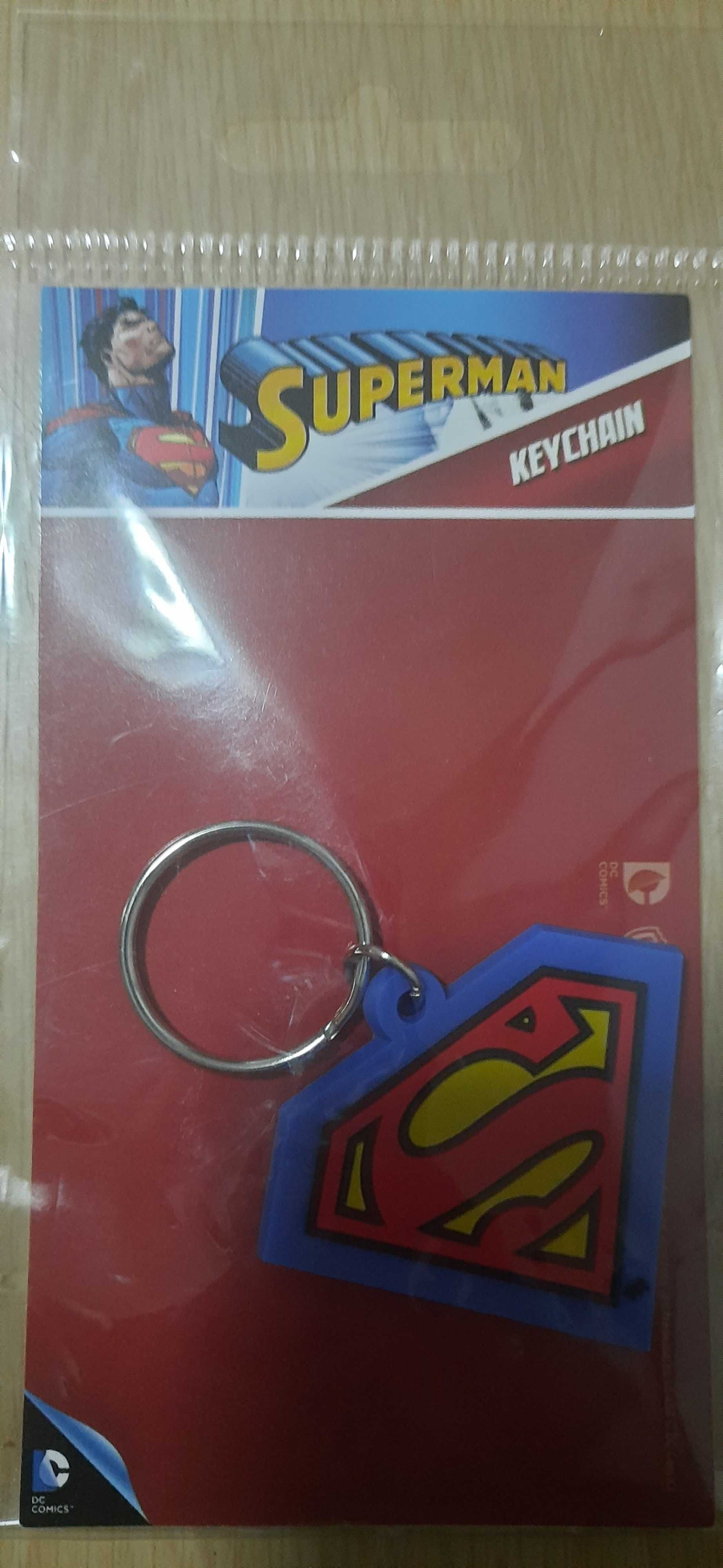 Porta chaves superman, wednesday e harry potter