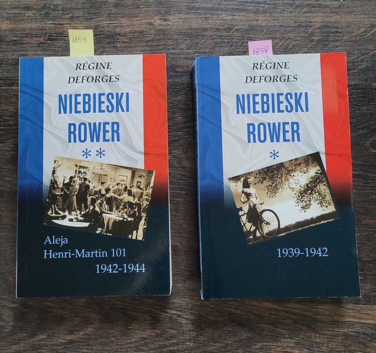 1858.1859.1860. "Niebieski rower" Regine Deforges