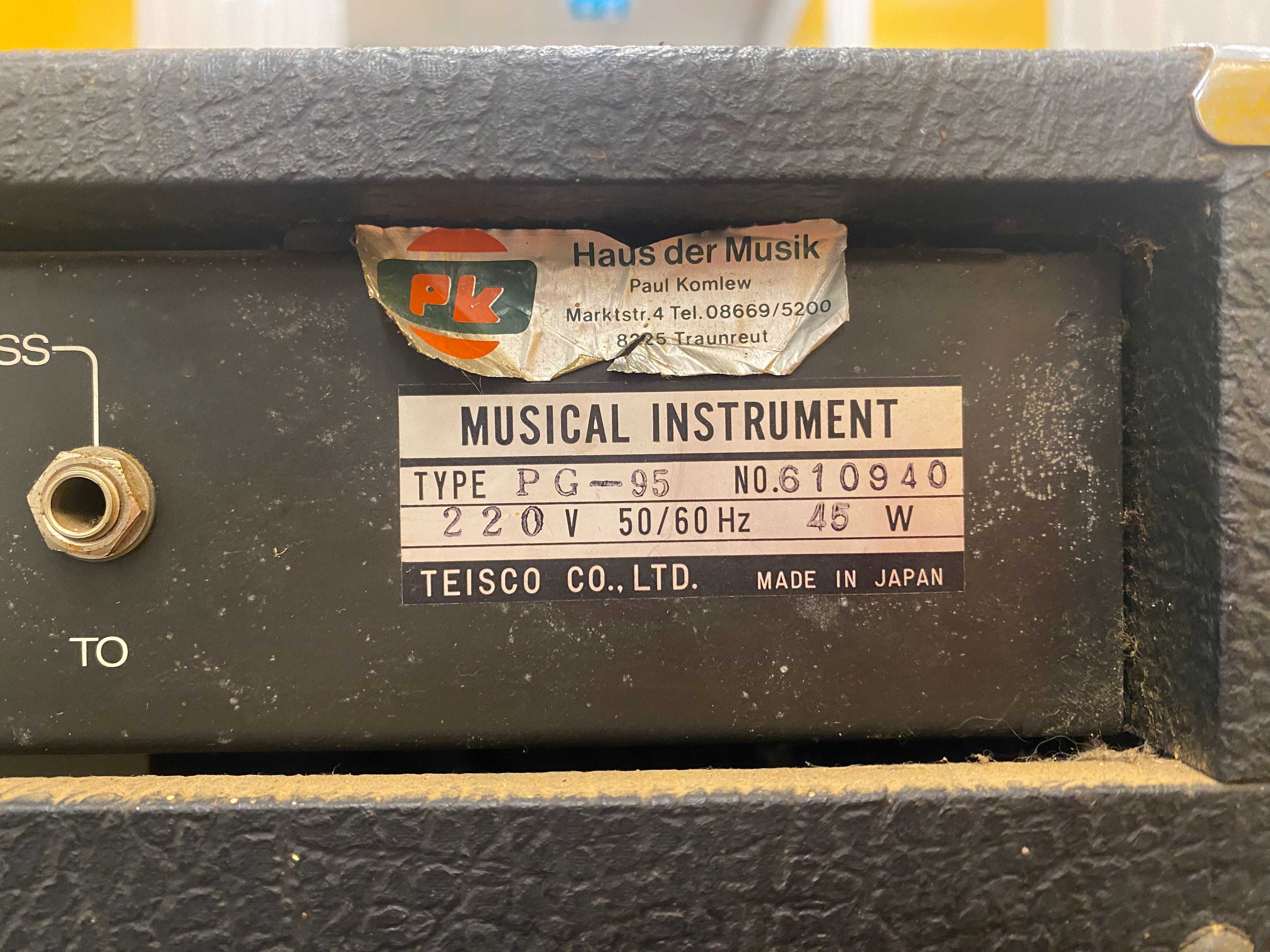 Amplificador de Guitarra Japones Teisco PG-95 / Anos 80