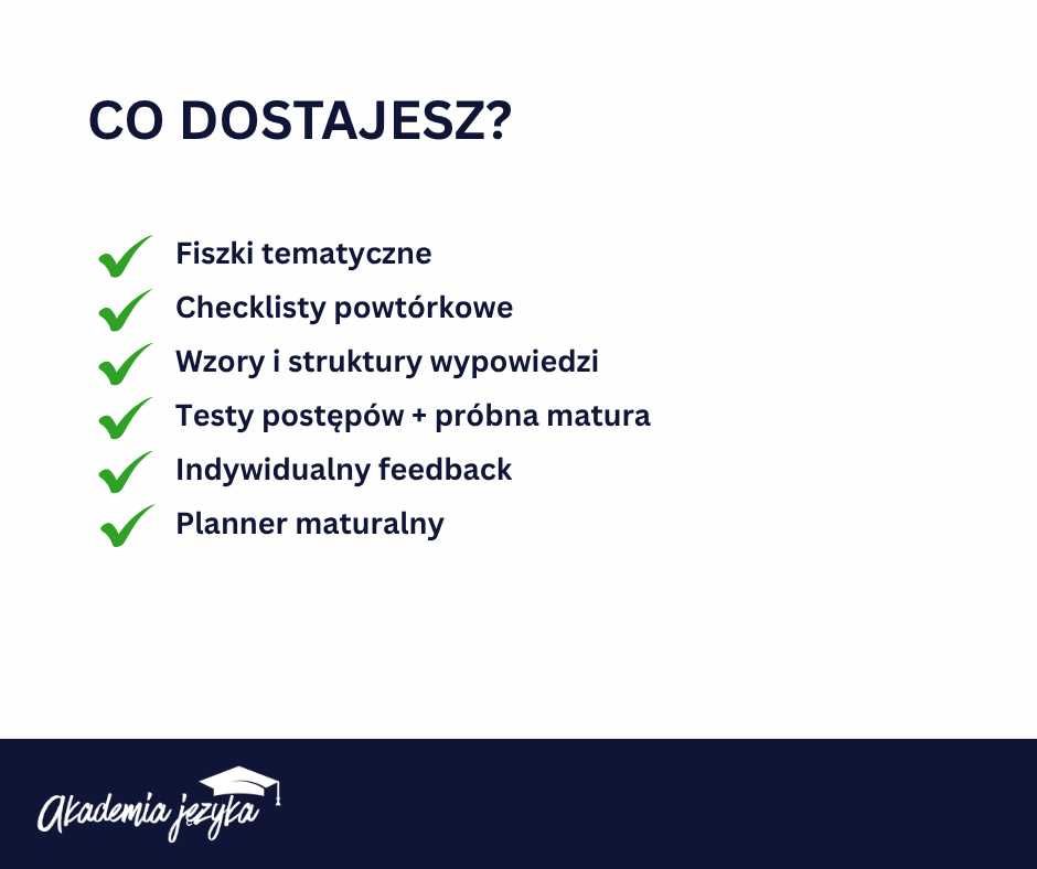 Kurs MATURA ANGIELSKI ONLINE – przygotowanie do MATURY 2026