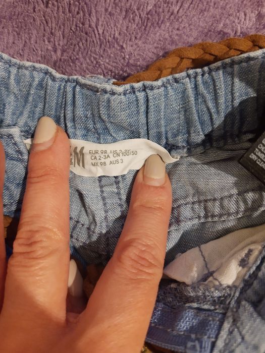 Spódnica jeansowa h&m