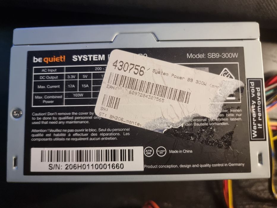 Zasilacz be quiet! SYSTEM 200 – 300W