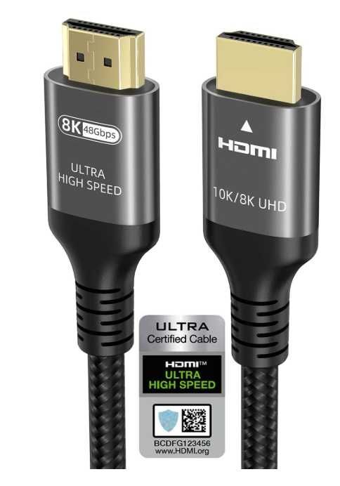kabel HDMI Ubluker 10K 8K 4K Kabel HDMI 48Gbps 5m