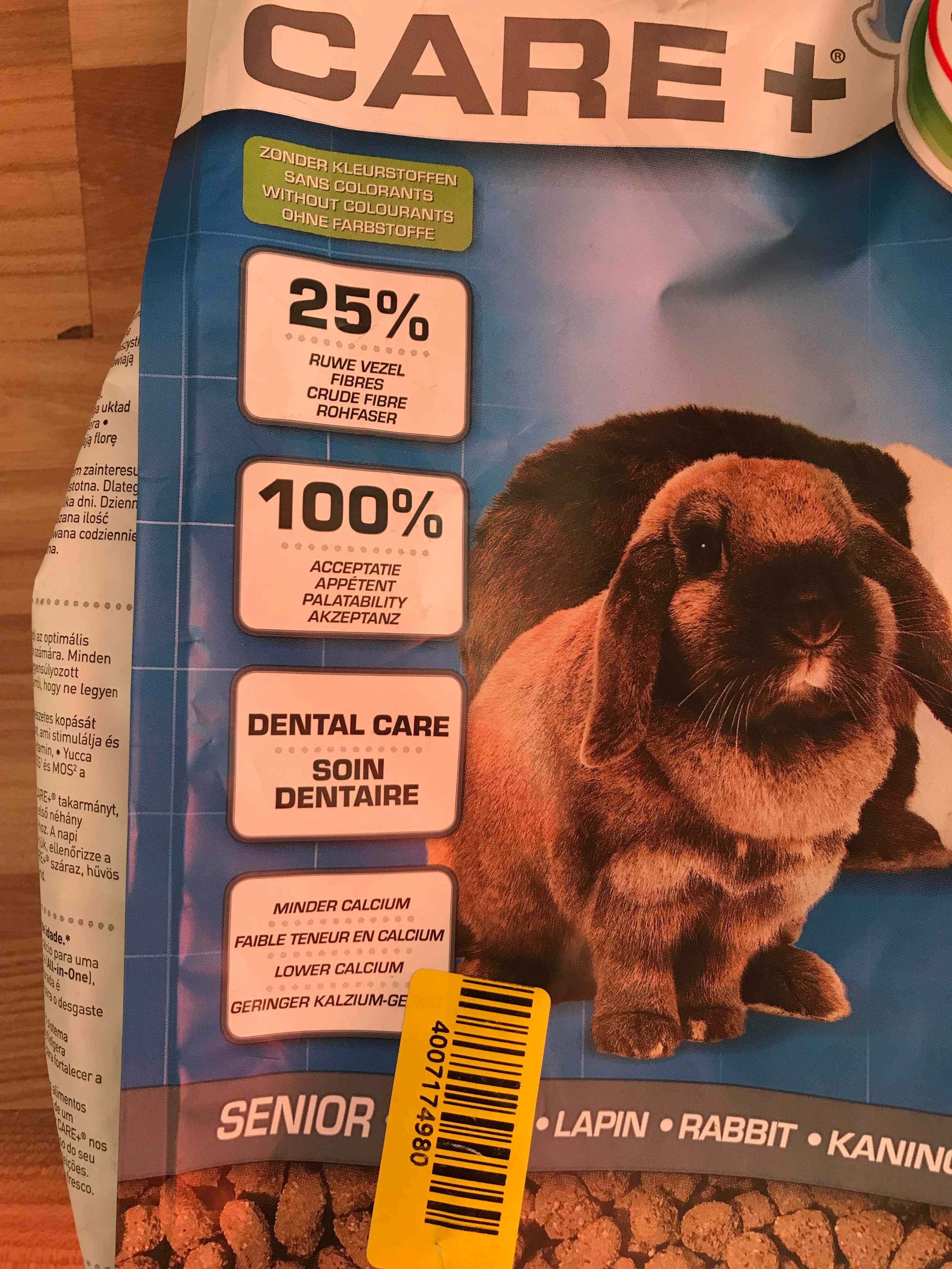 Karma dla królika Beaphar  CARE+ Senior 1,5kg nowa rabbit królik