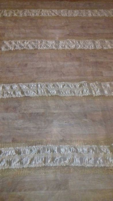 Тюль горизонтальные полосы.