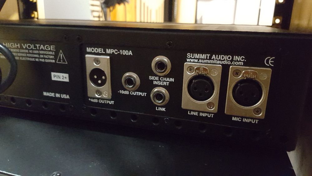 Lampowy preamp instrumentalny compressor Summit Audio MPC-100A